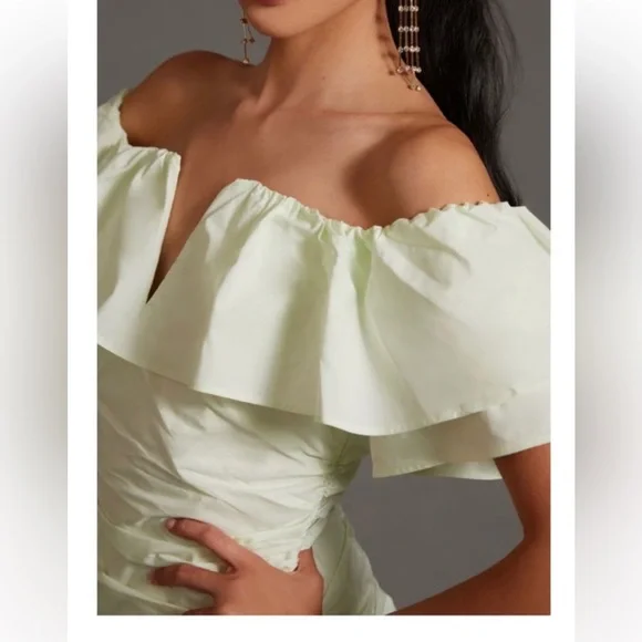 Anthropologie NWT Maeve Ruched Dress; Size 12P yet runs smaller; top rated - Picture 6 of 12